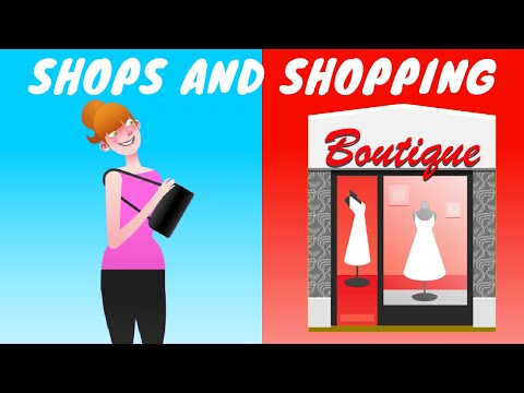 Shops and Shopping 🛍️ Learn English Vocabulary for Everyday Life