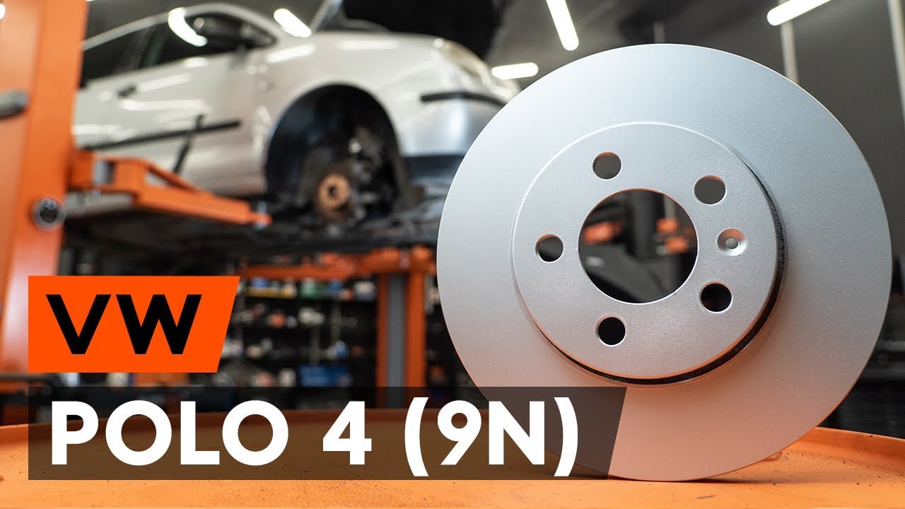 Comment changer : disques de frein avant sur VW Polo 9N - Guide de remplacement