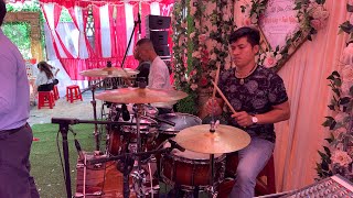 Download lagu LK Cha Cha Dân Ca | Ngẫu  Hứng lý Qua Cầu | Tầu anh qua núi |Drum Thái Tuấn band 4in1 mp3