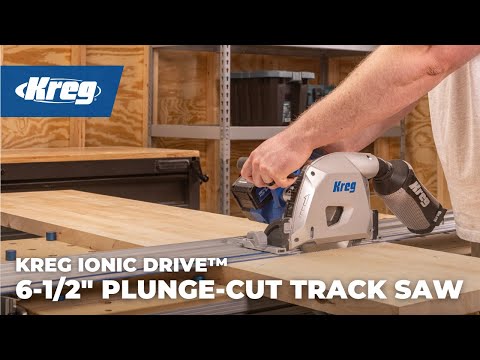 Kreg 20V Ionic Drive&trade; 6-1/2 Inch Plunge-Cut Track Saw 