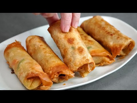 Rollitos de primavera con auténtica masa casera