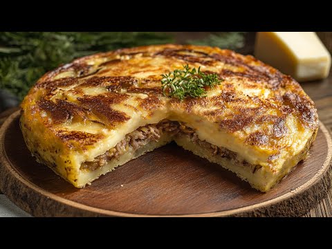 Better Than Any Casserole: Stuffed Potato Frittata Recipe! Easy and Incredibly Delicious!