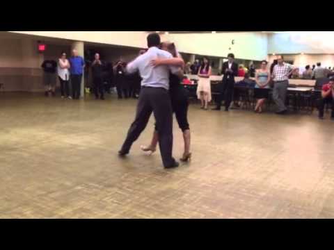 Toronto Tango Festival class demo, Ney Melo and Jennifer Bratt, June 2015