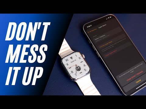 How To UNPAIR Your APPLE WATCH Before Selling It!