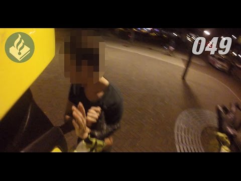 Politie zaterdag nachtdienst. Politie Vlogger Jan-Willem. NR 49