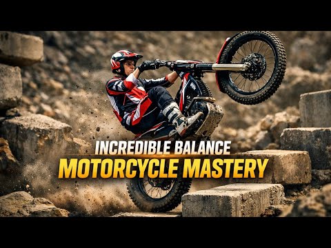 Incredible balance Motorcycle  2026 #MotorcycleSkills#andler#OffRoadMotorcycle#motocross #skill 
