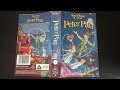 Opening Closing To Peter Pan 1993 VHS UK