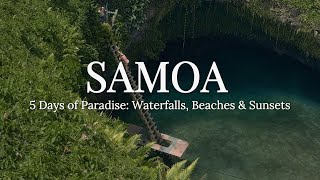 🇼🇸 5 Days in Samoa – Tropical Paradise & Local Adventures