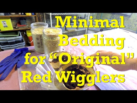 "Original" red wiggler worms in 175-day bins fed small-particle sized foods - vermicompost