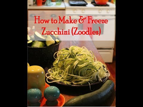 , title : 'How to Spiralize & Freeze Zucchini Noodles (Zoodles)'