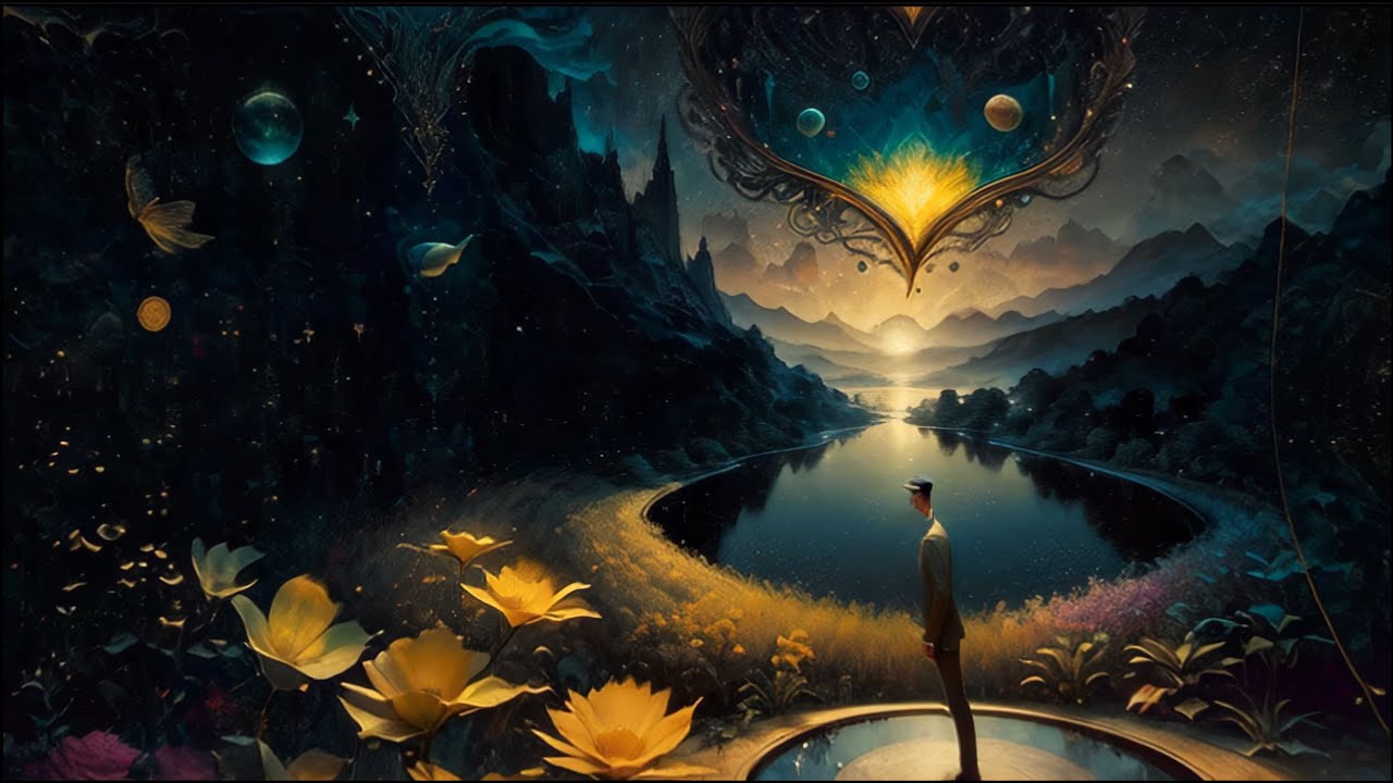 Nostalgia Fantasy Dreamscape | 4K AI Psychedelic Visuals & Ambient Music