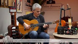 Video thumbnail for Gerundino Fernández 1976 flamenco guitar for sale played by Pedro Javier González by flamencoguitarsforsale