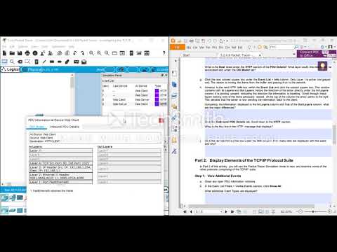 Cisco Packet Tracer 3.2.4.6 - Investigating the TCP/IP and OSI Models in Action
