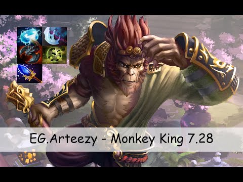 EG.Arteezy - Monkey King 7.28
