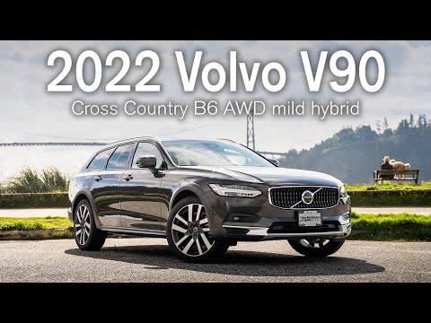 2022 Volvo V90 Cross Country B6 AWD mild hybrid Walkaround and Virtual Test Drive