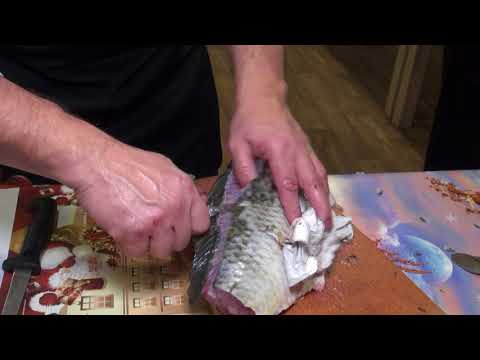 Filetování kapra rybičkou