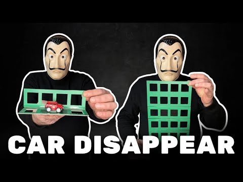 Car Disappear Trick Revealed 🪄 Diy Gimmick #diy #tricks #magic #magictricks