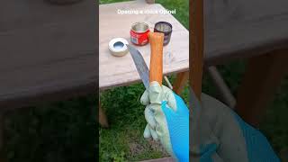 Download lagu Opening a stuck Opinel knife #opinel mp3