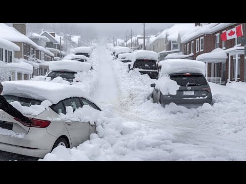 . Major Winter Storm and Polar Vortex Strike Toronto, Canada