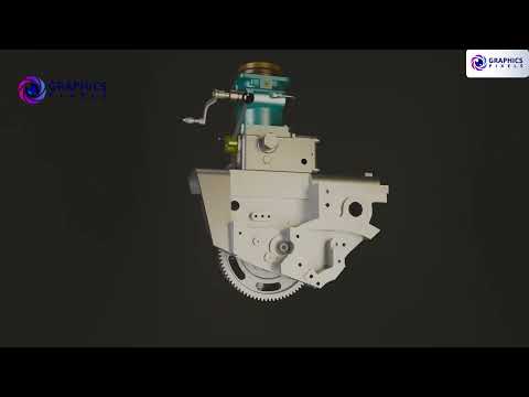 Realistic Industrial Machine 3D CGI Rendering