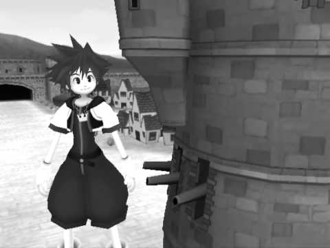 Kingdom Hearts II, English cutscene: 206 - The King in Gulliver Town - HD 720p