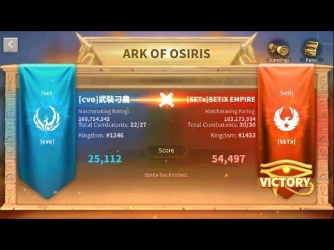 Ark of Osiris! Nr.1 Alliance1453 [SETx] vs [cvo] 900mil vs 660 mil power! 160mil combat power!
