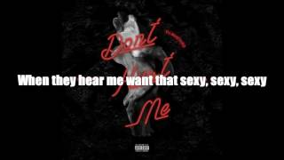 DJ Mustard- Dont hurt me ft. Nicki Minaj &amp; Jeremih (LYRICS)