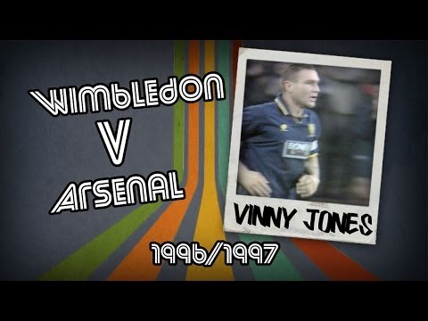 VINNY JONES - Wimbledon v Arsenal, 96/97 | Retro Goal
