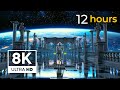 8K Ultra HD 12 Hours - Ambient Space Walk. Screensaver, Live Wallpaper