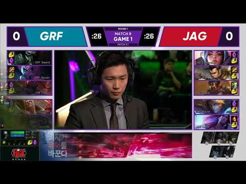 GRF VS JAG Game 1 Highlights 2019 LCK Spring