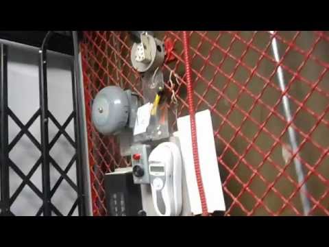 AMAZING 1909 Otis Traction Rope Operated Freight Elevator At An ?? Location In NYC