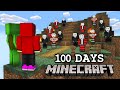 I Survived 100 Days In The PURGE In Minecraft