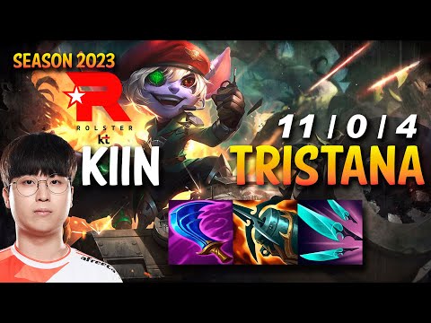KT Kiin TRISTANA Top vs RUMBLE - KR Ranked
