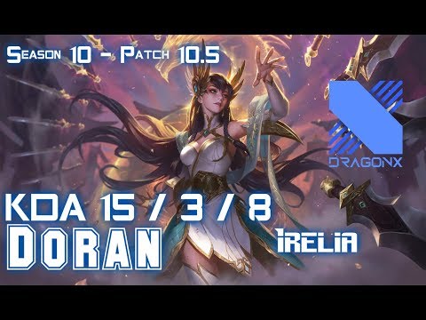 DRX Doran IRELIA vs LUCIAN Top - Patch 10.5 KR Ranked