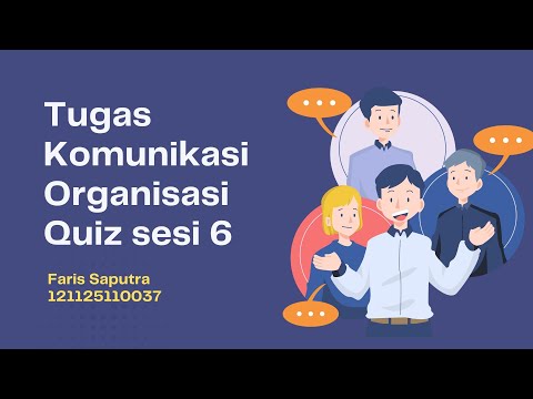 Tugas Komunikasi Organisasi Faris Saputra Prodi Ilmu Komunikasi