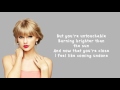 Taylor Swift | Untouchable - Lyrics