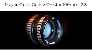 Meyer-Optik Görlitz Orestor 100mm f2.8.  A cute little vintage portrait lens that packs a big punch!