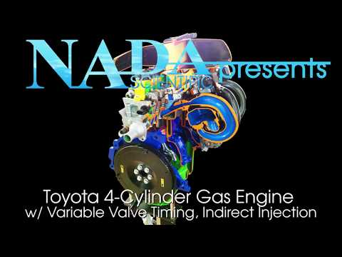 Toyota 4-Cylinder Gas Engine with Variable Valve Timing, Indirect Injection - N98-ND5181