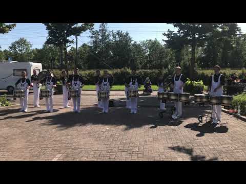 Spirit of 52 Drumline 2019 - DMG prelims lot - closer