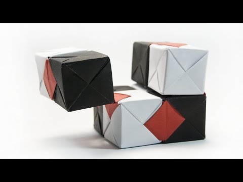 DIY Paper INFINITY CUBE Video