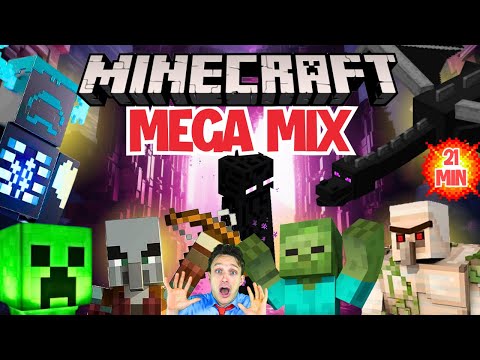 The Biggest Minecraft Adventure & Brain Break Megamix Ever 💥