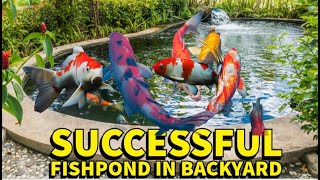 ഇതാണ് ആ രഹസ്യം 🤦‍♂️💥Backyard Fish Pond SUCCESS! 🐟 How I Keep It Crystal Clear & Thriving 🌿