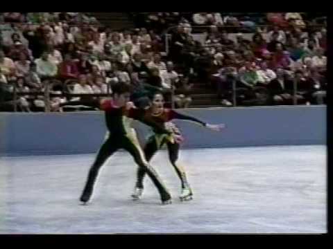 Punsalan & Swallow (USA) - 1991 Skate America, Ice Dancing, Free Dance
