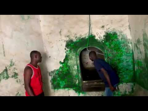 Maame Abena Akwetey, shows off the intricacies of Fort St.Anthony