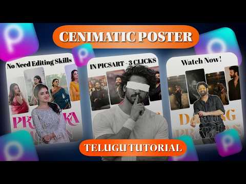PicsArt Cinematic Photo Editing Tutorial Thumbnail