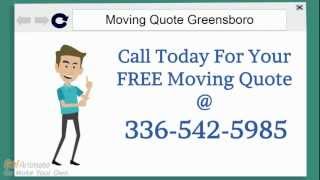preview picture of video 'Moving Quotes Greensboro | Affordable Rates 336-542-5985 | Greensboro Movers'