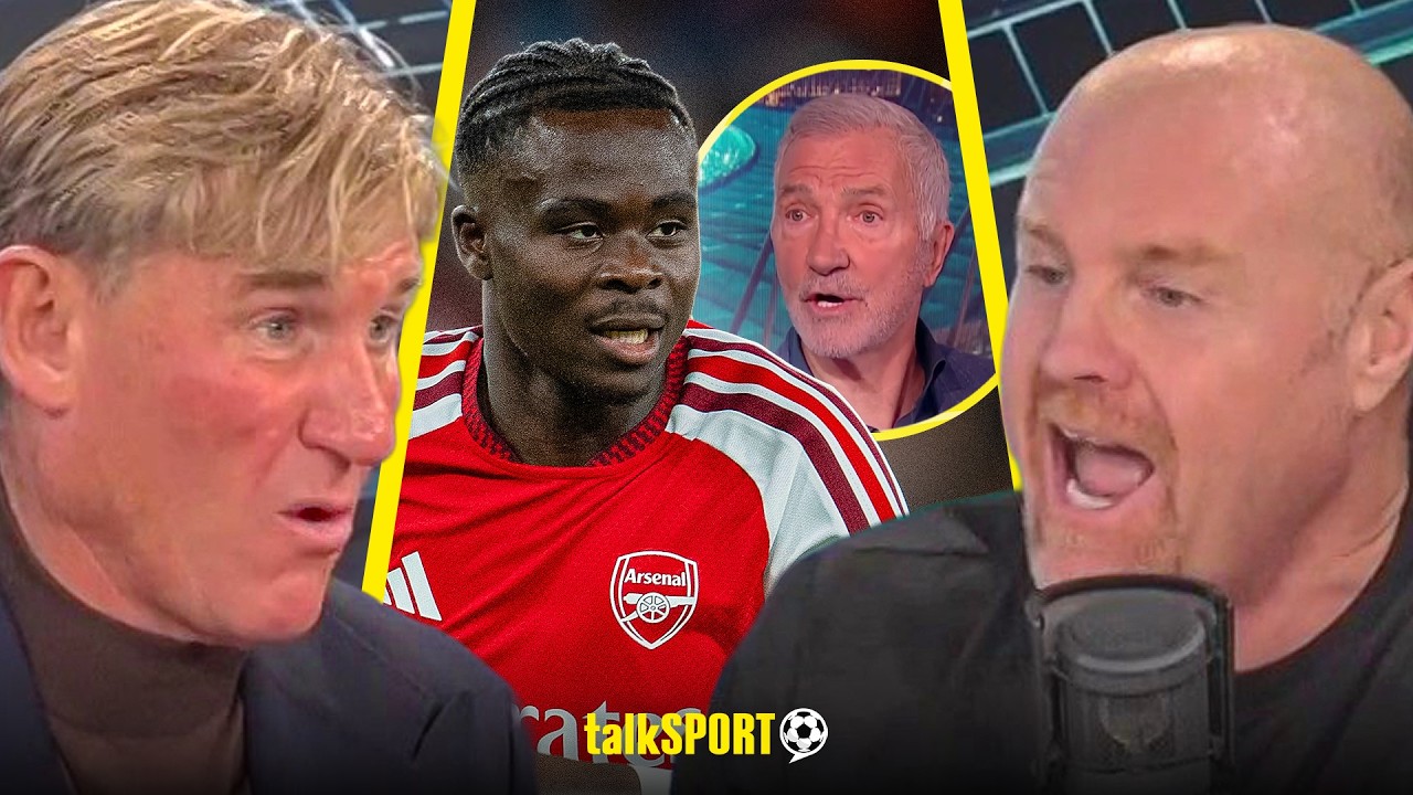Simon Jordan & Sean Dyche CLASH over DIVING debate after Graeme Souness' Saka comments!
