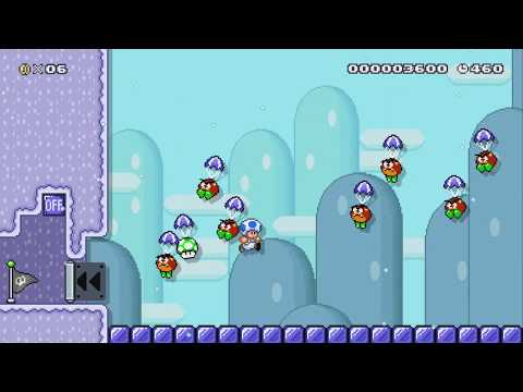 Icicle cavern by Ostebrød - Super Mario Maker 2 - No Commentary 1bv