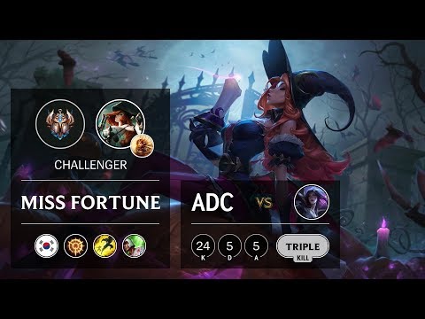 Miss Fortune ADC vs Kai'Sa - KR Challenger Patch 9.24