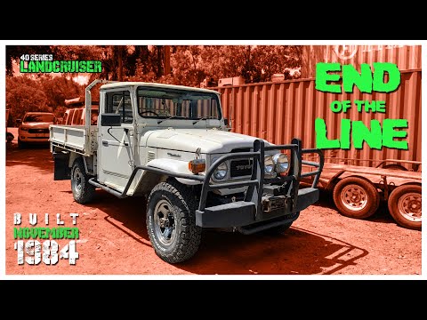 The last of the HJ47's, 11/1984 - A man's new toy in for a roadworthy at Mr Landcruiser